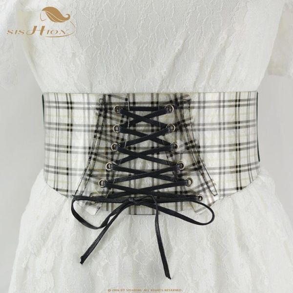 sishion fashion transparent wide waistband for ladies vd1298 punk vintage elastic plaid waist belt women 2020, Black;brown
sishion fashion transparent wide waistband for ladies vd1298 punk vintage elastic plaid waist belt women 2020, Black;brown