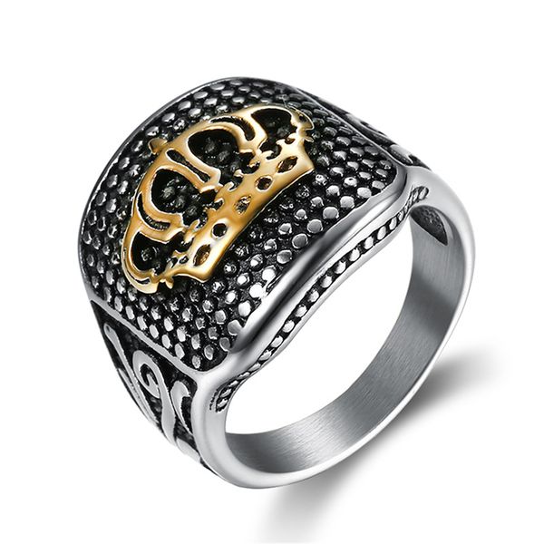 loredana solid titanium steel the colors of high gold were glorious crown rings for men creative exquisite jewelry, Golden;silver
loredana solid titanium steel the colors of high gold were glorious crown rings for men creative exquisite jewelry, Golden;silver