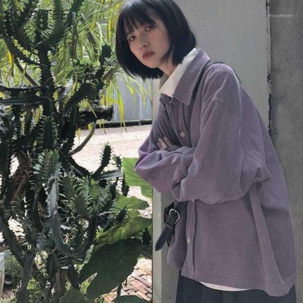 women's jackets basic women lovely japan style simple corduroy chic preppy girls outwear single breasted spring harajuku street lady, Black;brown
women's jackets basic women lovely japan style simple corduroy chic preppy girls outwear single breasted spring harajuku street lady, Black;brown