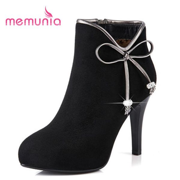 memunia 2020 new simple fashion ankle boots for women sweet butterfly knot boots elegant crystal stiletto heels, Black
memunia 2020 new simple fashion ankle boots for women sweet butterfly knot boots elegant crystal stiletto heels, Black