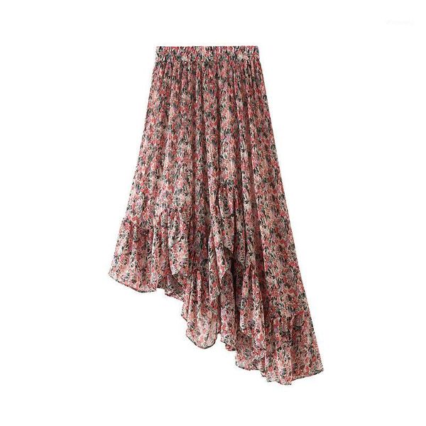 irregular skirt women pink summer chiffon midi skirt kawaii lady korean asymmetrical floral pleated skirts high waist1, Black
irregular skirt women pink summer chiffon midi skirt kawaii lady korean asymmetrical floral pleated skirts high waist1, Black