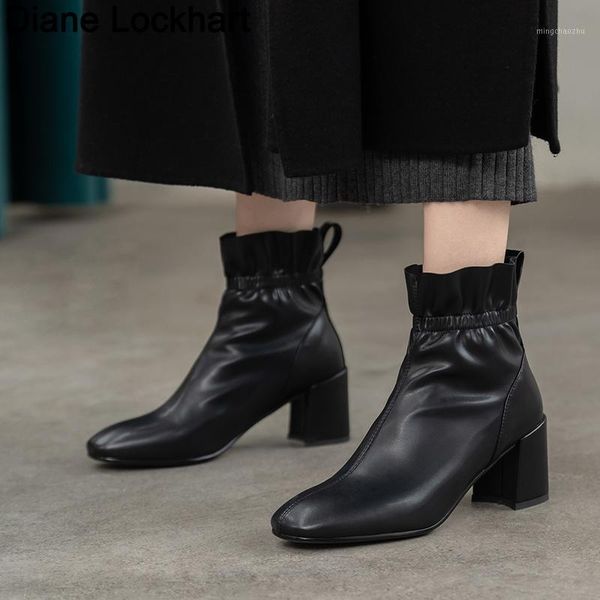 boots spring autumn 2021 women ankle pointed toe square heel ladies pleated beige size 31 32 41 421, Black
boots spring autumn 2021 women ankle pointed toe square heel ladies pleated beige size 31 32 41 421, Black