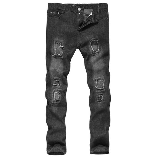 men's jeans new men's slim fit jeans washed and dilapidated casual small leg pants eans for men 2020 men clothing, Blue
men's jeans new men's slim fit jeans washed and dilapidated casual small leg pants eans for men 2020 men clothing, Blue