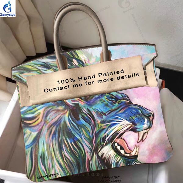 handmake painted graffiti art lion bags genuine leather luxury totes women bags design women handbag really togo leather bags, Black;red
handmake painted graffiti art lion bags genuine leather luxury totes women bags design women handbag really togo leather bags, Black;red