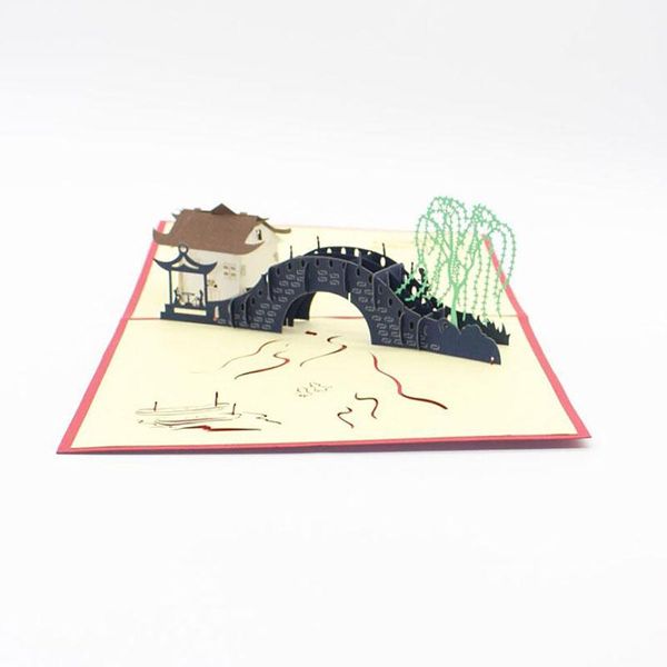 souvenir 3d laser cut handmade cards china suzhou scenery bridge river paper invitation greeting cards postcard creative gift
souvenir 3d laser cut handmade cards china suzhou scenery bridge river paper invitation greeting cards postcard creative gift