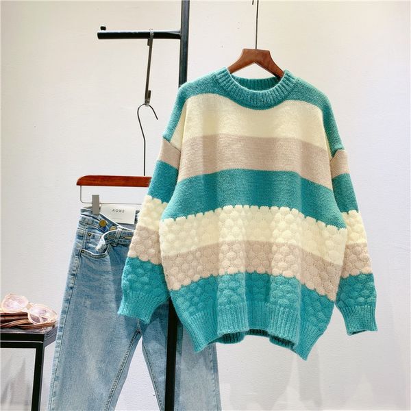 2021 new autumn o-neck long sleeve warm sweater fashion winter casual women pullovers pull femme dnvu, White
2021 new autumn o-neck long sleeve warm sweater fashion winter casual women pullovers pull femme dnvu, White