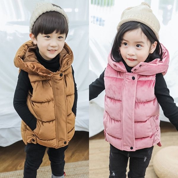 children hoodies thicken warm vest toddler boys girls autumn winter coats kids hooded vest baby jackets solid waistcoats outfit y200901, Camo
children hoodies thicken warm vest toddler boys girls autumn winter coats kids hooded vest baby jackets solid waistcoats outfit y200901, Camo