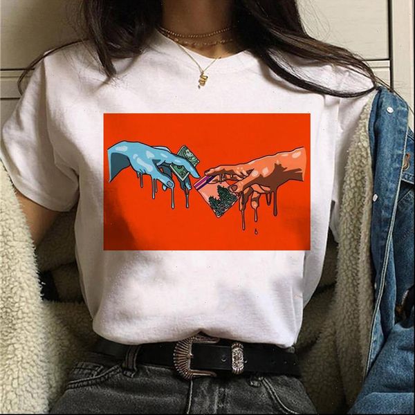 summer michelangelo printed women tshirts harajuku fashion tumblr t shirt funny hip hop casual street casua t shirt, White
summer michelangelo printed women tshirts harajuku fashion tumblr t shirt funny hip hop casual street casua t shirt, White