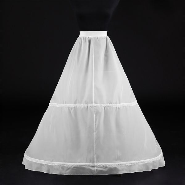 2 hoops ball gowns puffy petticoat marriage gauze skirt crinoline underskirt wedding accessories, White
2 hoops ball gowns puffy petticoat marriage gauze skirt crinoline underskirt wedding accessories, White