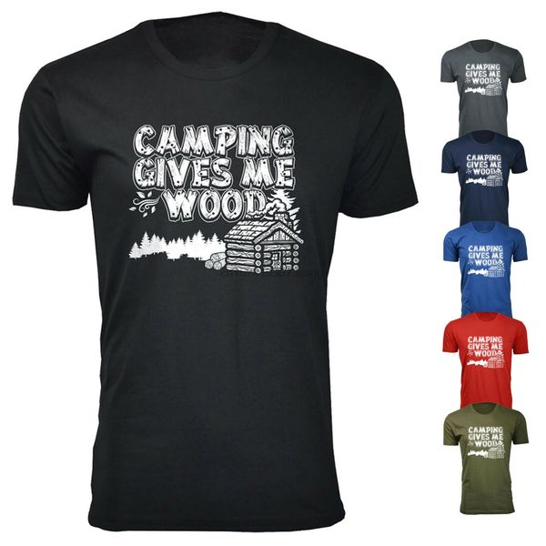 mens camping gives me wood t-shirts sport hooded sweatshirt hoodie