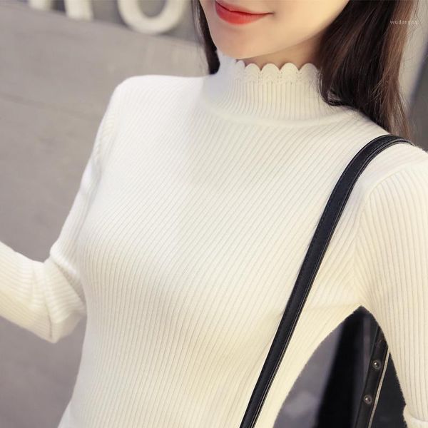 hrcyb autumn and winter half high collar sweater new slim tight and thickened bottoming long sleeve sweater pullover ly0591, White;black
hrcyb autumn and winter half high collar sweater new slim tight and thickened bottoming long sleeve sweater pullover ly0591, White;black