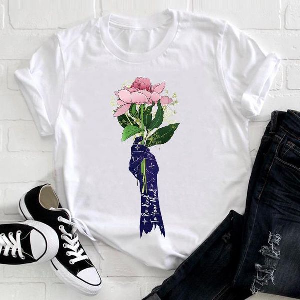 women 2021 butterfly floral flower casual spring fashion lady clothes print tshirt female tee ladies graphic t-shirt, White
women 2021 butterfly floral flower casual spring fashion lady clothes print tshirt female tee ladies graphic t-shirt, White