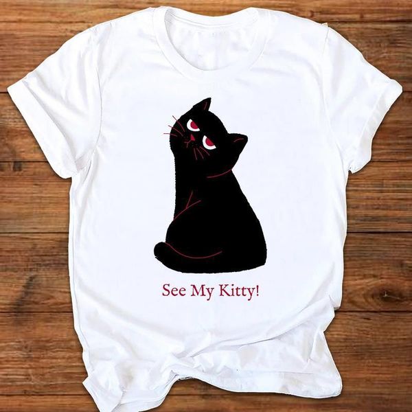 women graphic cat cartoon cute funny face 90s ladies printing print clothes lady tees female t shirt womens t-shirt, White
women graphic cat cartoon cute funny face 90s ladies printing print clothes lady tees female t shirt womens t-shirt, White