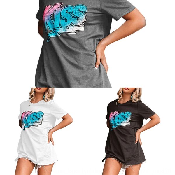 spring and summer 2020 new women's casual loose letter printed short sleeve kiss spring and summer t-shirt 2020 new women's casual, White
spring and summer 2020 new women's casual loose letter printed short sleeve kiss spring and summer t-shirt 2020 new women's casual, White