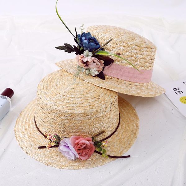 wide brim hats simulation flower straw hat summer ma'am flat edge sunscreen sun outdoors go on a journey sandy beach, Blue;gray
wide brim hats simulation flower straw hat summer ma'am flat edge sunscreen sun outdoors go on a journey sandy beach, Blue;gray