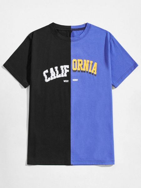 romwe guys letter two tone tee w7cc#, White;black
romwe guys letter two tone tee w7cc#, White;black