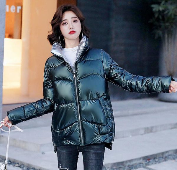 2020 new winter jacket women's coat fashion glossy down cotton jacket winter warm women's casual parkasx1016, Black;brown
2020 new winter jacket women's coat fashion glossy down cotton jacket winter warm women's casual parkasx1016, Black;brown