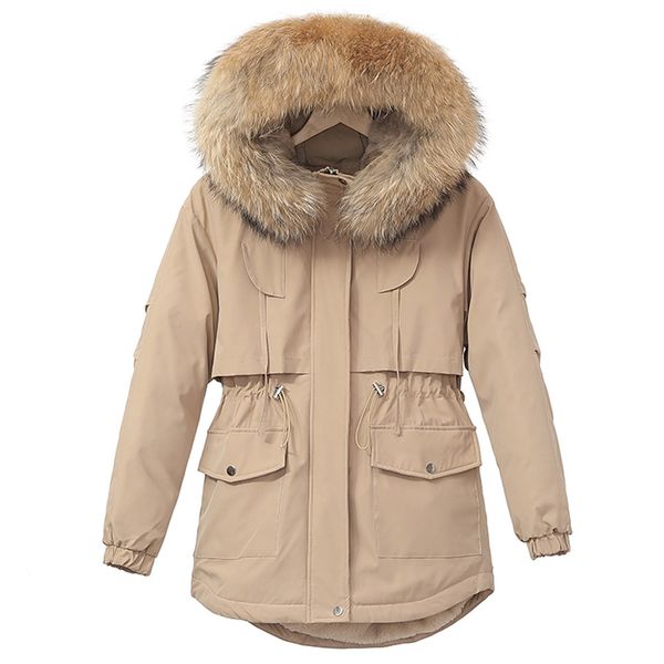 women's winter jacket down cotton padded coats 2020 female parkas fur collar hooded warm outwear plus size clothing, Black
women's winter jacket down cotton padded coats 2020 female parkas fur collar hooded warm outwear plus size clothing, Black