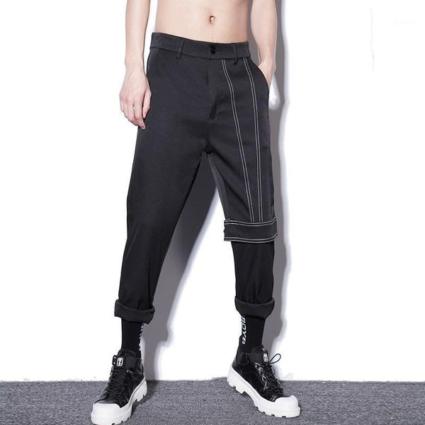 m-3xlnew youth men's casual pants trend autumn small feet pants slim fit all-match small trousers, handsome nine-point pants.1, Black
m-3xlnew youth men's casual pants trend autumn small feet pants slim fit all-match small trousers, handsome nine-point pants.1, Black