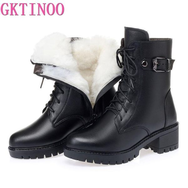 gktinoo women's winter boots genuine leather shoes 2020 new wool thick with heels warm women's boots fashion ankle ladies, Black
gktinoo women's winter boots genuine leather shoes 2020 new wool thick with heels warm women's boots fashion ankle ladies, Black