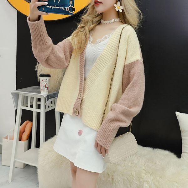 3iy8w the new korean knitted cardigan of autumn and small 2020 is the of women's fairy opcoat lkza fresh and loose sweater coat w, White;black
3iy8w the new korean knitted cardigan of autumn and small 2020 is the of women's fairy opcoat lkza fresh and loose sweater coat w, White;black