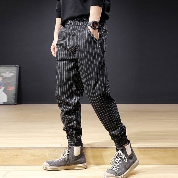 2021 new japanese vintage designer fashion men jeans loose fit stripe spliced casual cargo pants hip hop joggers winter warm trousers cjm6, Blue
2021 new japanese vintage designer fashion men jeans loose fit stripe spliced casual cargo pants hip hop joggers winter warm trousers cjm6, Blue