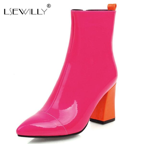 boots lsewilly fashion women autumn winter shoes thick high heels ladies short ankle female botas mujer, Black
boots lsewilly fashion women autumn winter shoes thick high heels ladies short ankle female botas mujer, Black