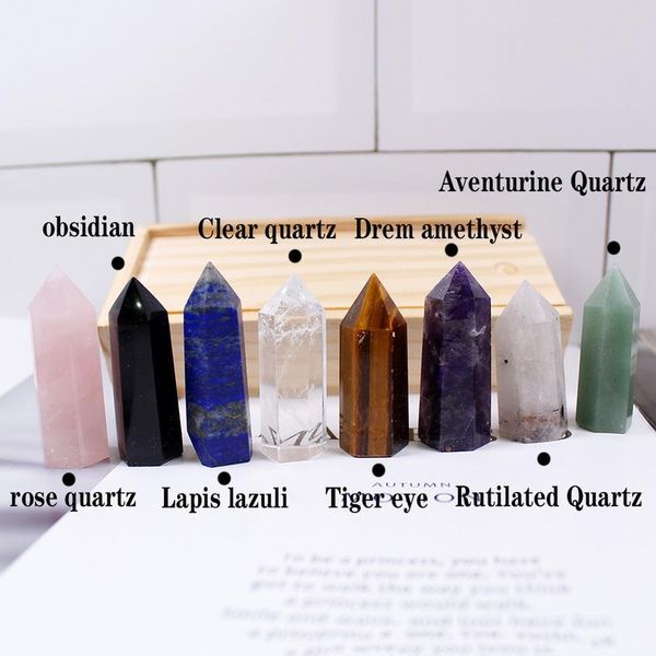 1set wooden box gift box decorative natural hand carved crystal points quartz wand pillar for sale heal jllubr, Black
1set wooden box gift box decorative natural hand carved crystal points quartz wand pillar for sale heal jllubr, Black