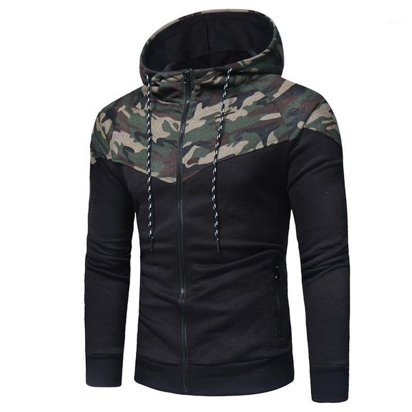 jacket men's 2019 casual jacket men's camouflage sweater spring and autumn slim hoodie warm hooded sweatshirt1, Black;brown
jacket men's 2019 casual jacket men's camouflage sweater spring and autumn slim hoodie warm hooded sweatshirt1, Black;brown