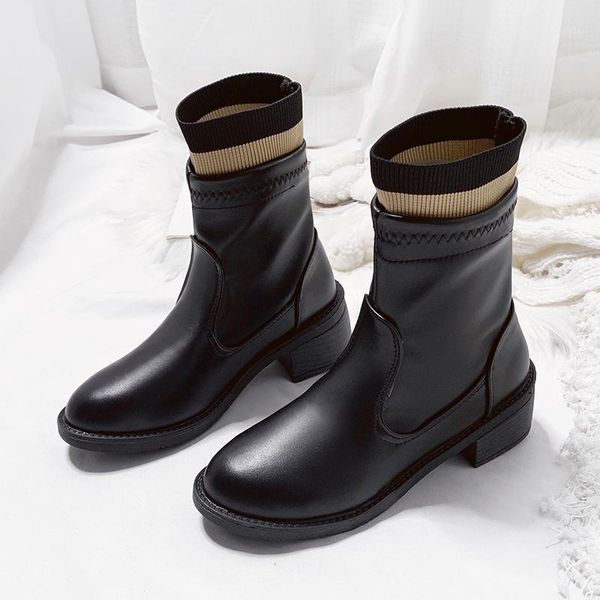 boots women winter warm plush fur snow female nice casual non-slip waterproof flat bottom punk1, Black
boots women winter warm plush fur snow female nice casual non-slip waterproof flat bottom punk1, Black