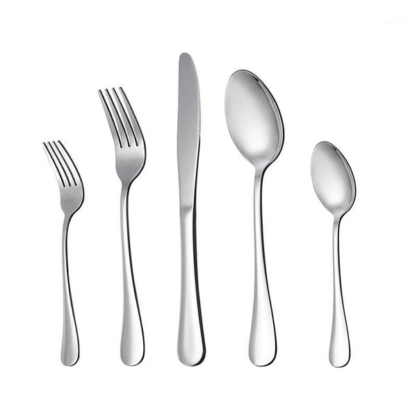 restaurant silver flatware set dinner spoons forks and knife stainless steel cutlery1
restaurant silver flatware set dinner spoons forks and knife stainless steel cutlery1