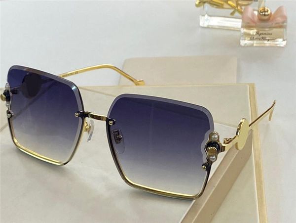 new fashion design sunglasses 1140 square cut lens rimless metal frame inlaid pearl popular and generous style uv400 protective glasses, White;black
new fashion design sunglasses 1140 square cut lens rimless metal frame inlaid pearl popular and generous style uv400 protective glasses, White;black