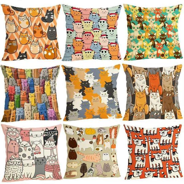 cartoon cat pattern cotton linen throw pillow cushion cover seat car home sofa bed decorative pillowcase funda cojin1
cartoon cat pattern cotton linen throw pillow cushion cover seat car home sofa bed decorative pillowcase funda cojin1