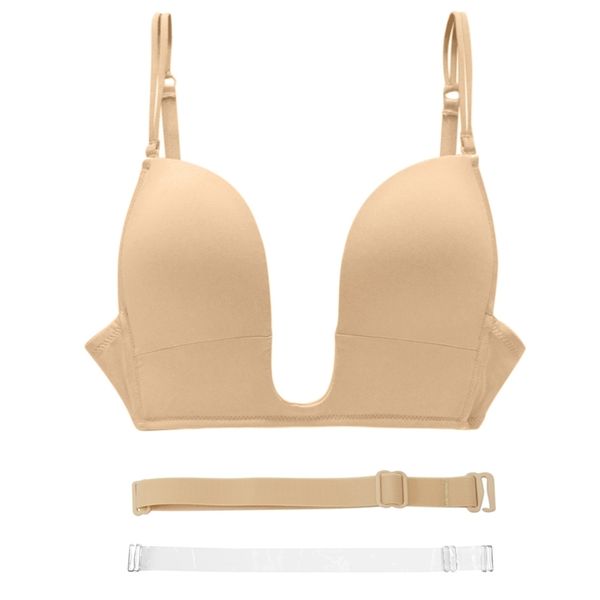intimates deep plunge women bras seamless adjustable convertible straps sutian push up bra 70 75 80 85 90 95 a b c d e y200415, Red;black
intimates deep plunge women bras seamless adjustable convertible straps sutian push up bra 70 75 80 85 90 95 a b c d e y200415, Red;black