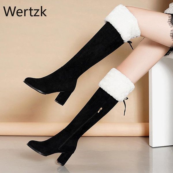 boots 2021 fashion women spring winter over the knee heels quality suede long comfort square botines mujer thigh high, Black
boots 2021 fashion women spring winter over the knee heels quality suede long comfort square botines mujer thigh high, Black