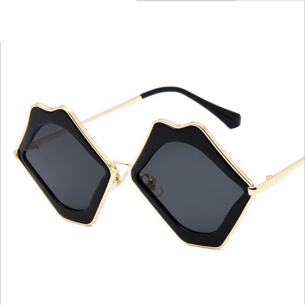 luxury- lips shape sunglasses fashion women lips shape frame cool style sunglasses ladies summer eyewear alloy frame sun glasses, Black
luxury- lips shape sunglasses fashion women lips shape frame cool style sunglasses ladies summer eyewear alloy frame sun glasses, Black