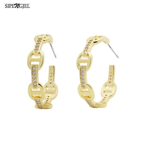 dangle & chandelier sipengjel trendy cubic zirconia large round earrings gold circle stud for women korean jewelry 2021, Silver
dangle & chandelier sipengjel trendy cubic zirconia large round earrings gold circle stud for women korean jewelry 2021, Silver
