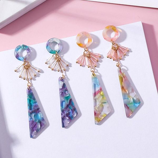 dangle & chandelier japan korea crystal acetate geometric long earrings for women colored pattern acrylic triangle drop sweety jewelry gift, Silver
dangle & chandelier japan korea crystal acetate geometric long earrings for women colored pattern acrylic triangle drop sweety jewelry gift, Silver