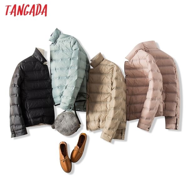 tangada women solid classic down parkas autumn winter button pockets female warm elegant coat jacket atp2 201110, Black
tangada women solid classic down parkas autumn winter button pockets female warm elegant coat jacket atp2 201110, Black