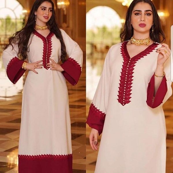 casual dresses middle east ramadan women maxi ribbon dress 2021 contrast colors muslim abaya full sleeve arabic islamic dubai clothes, Black;gray
casual dresses middle east ramadan women maxi ribbon dress 2021 contrast colors muslim abaya full sleeve arabic islamic dubai clothes, Black;gray