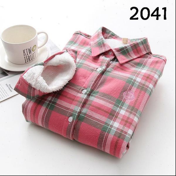 velvet thick warm womens plaid shirt female long sleeve xxl winter fleece casual check blouse autumn plus size clothes, White
velvet thick warm womens plaid shirt female long sleeve xxl winter fleece casual check blouse autumn plus size clothes, White