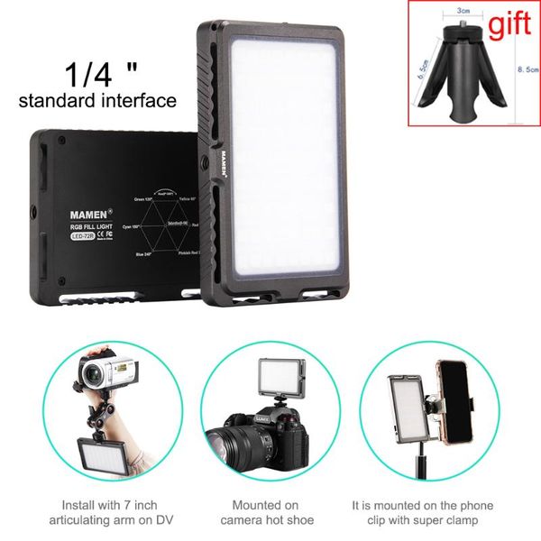 mamen rgb dimmable 72 leds portable led video light lamp for dslr camera p studio pgraphy pocke fill lighting 4000mah
mamen rgb dimmable 72 leds portable led video light lamp for dslr camera p studio pgraphy pocke fill lighting 4000mah