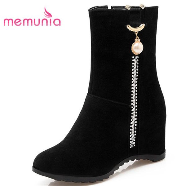 memunia women boots big size 31-43 popular height increasing boots fashion high heels round toe new 2021 ankle, Black
memunia women boots big size 31-43 popular height increasing boots fashion high heels round toe new 2021 ankle, Black