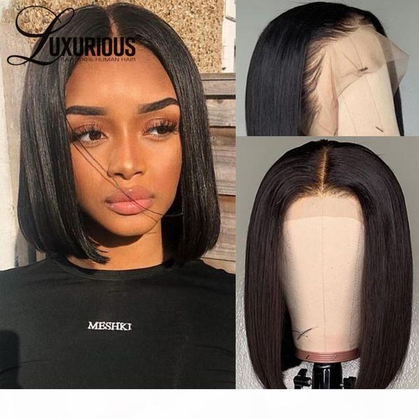 luxurious 150 density straight short bob full lace human hair wigs for women brazilian bleached knots short bob wigs pre plucked, Black;brown 
luxurious 150 density straight short bob full lace human hair wigs for women brazilian bleached knots short bob wigs pre plucked, Black;brown