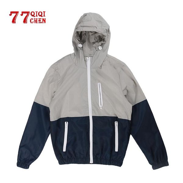 windbreaker men casual spring autumn lightweight jacket 2020 hooded contrast color zipper up thin jackets mens jaqueta masculina, Black;brown
windbreaker men casual spring autumn lightweight jacket 2020 hooded contrast color zipper up thin jackets mens jaqueta masculina, Black;brown