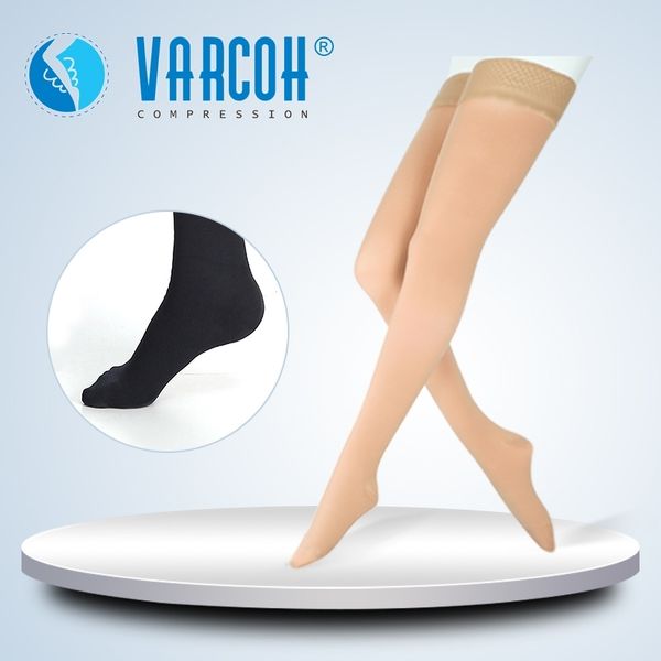 thigh high compression stockings extra firm support 30-40 mmhg medical gradient for women & men varicose veins edema swelling 201109, Black;white
thigh high compression stockings extra firm support 30-40 mmhg medical gradient for women & men varicose veins edema swelling 201109, Black;white