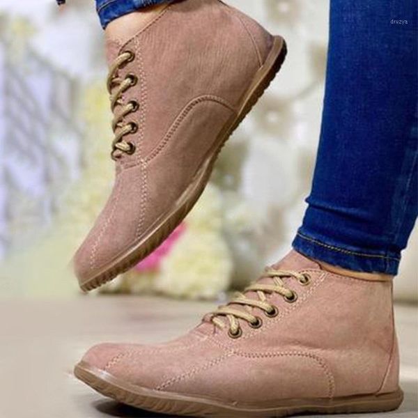 new ankle boots for women pu leather lace up flats shoes autumn winter casual platform punk ladies short boots botas mujer1, Black
new ankle boots for women pu leather lace up flats shoes autumn winter casual platform punk ladies short boots botas mujer1, Black