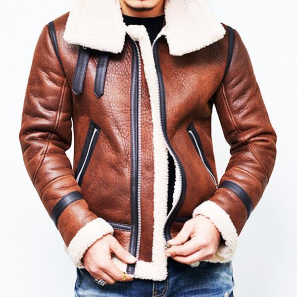 2020 winter thick fleece leather jacket men wool lined leather coat hombre mens pu jackets north hight quality1, Black
2020 winter thick fleece leather jacket men wool lined leather coat hombre mens pu jackets north hight quality1, Black