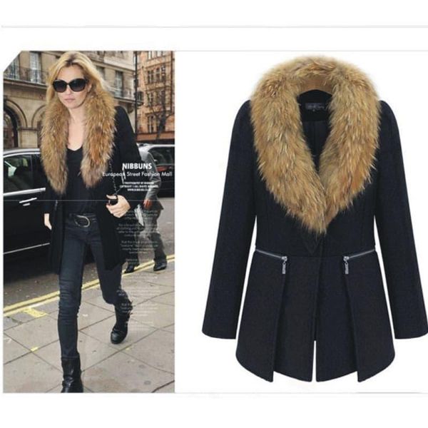 women's fur & faux 2021 fashion collar winter jacket women and autumn wear parkas outwear long coats plus size 5xl, Black
women's fur & faux 2021 fashion collar winter jacket women and autumn wear parkas outwear long coats plus size 5xl, Black