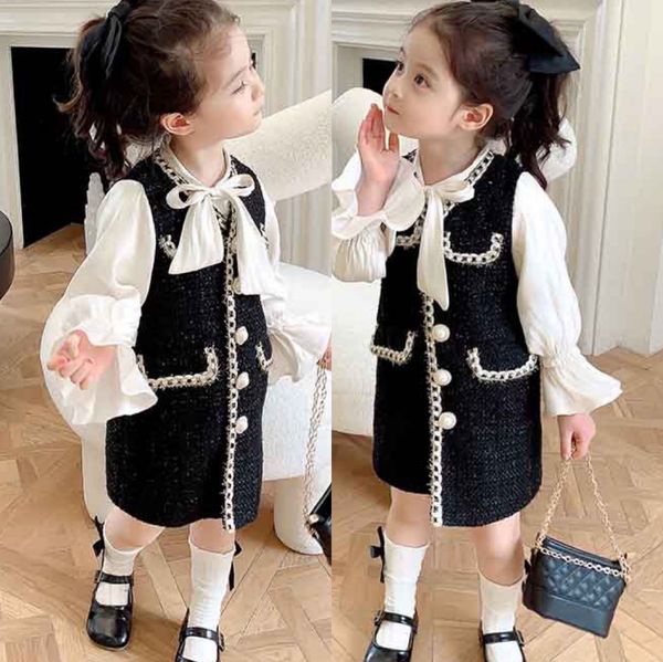 1nwoo fragrance autumn girl old skirt 3-8 years temperament fragrance dress autumn girl dresschildren's dresstemperament skirt children, Black;gray
1nwoo fragrance autumn girl old skirt 3-8 years temperament fragrance dress autumn girl dresschildren's dresstemperament skirt children, Black;gray